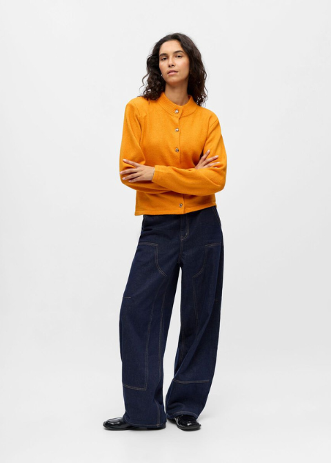 Cardigan OBJECT naranja hombreras