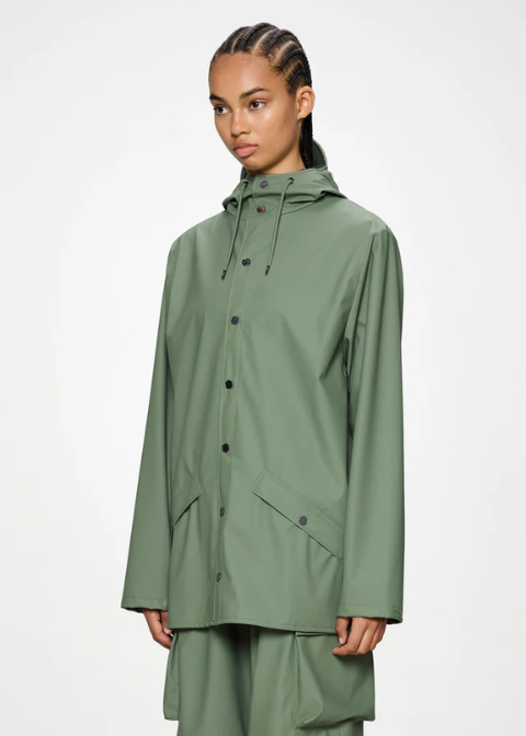 Chaqueta RAINS verde  impermeable