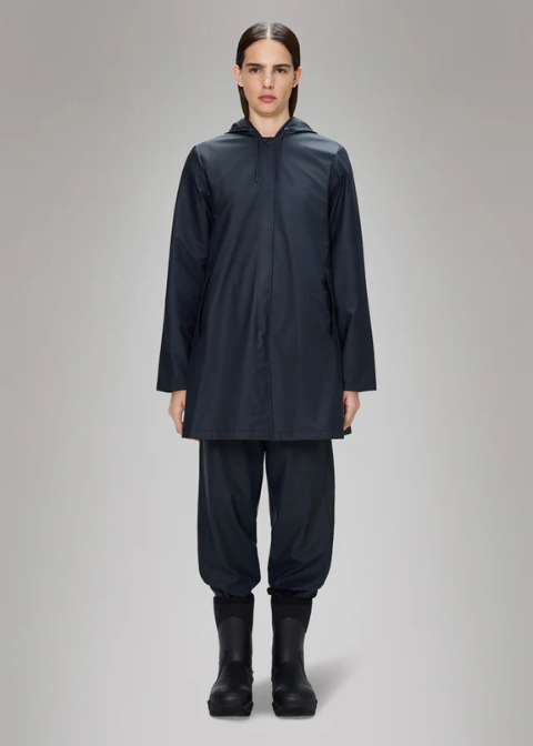 Chaqueta impermeable RAINS azul marino