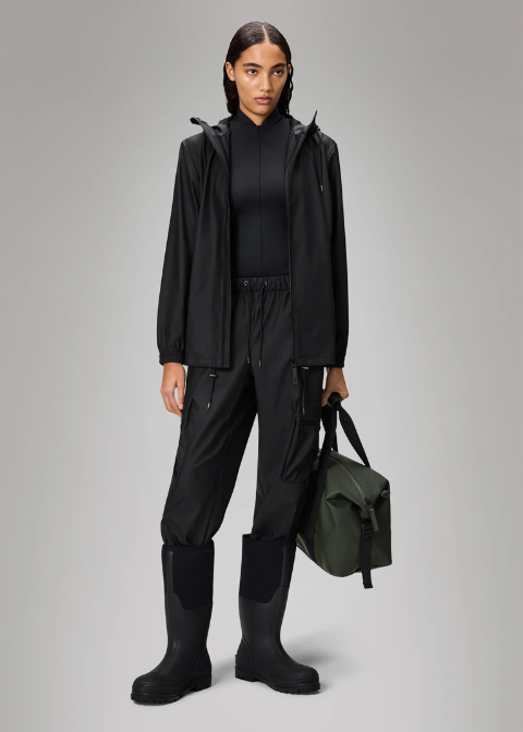 Chaqueta impermeable RAINS negro