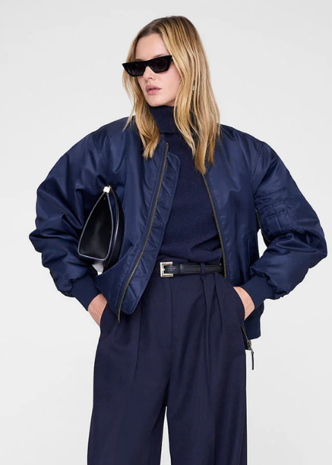 Bomber ANINE BING azul eléctrico