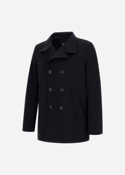 Chaqueta HERNO marino cruzada tecnica