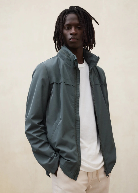 Chaqueta ECOALF verde cremallera