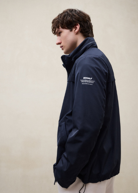 Chaqueta ECOALF azul marino cremallera
