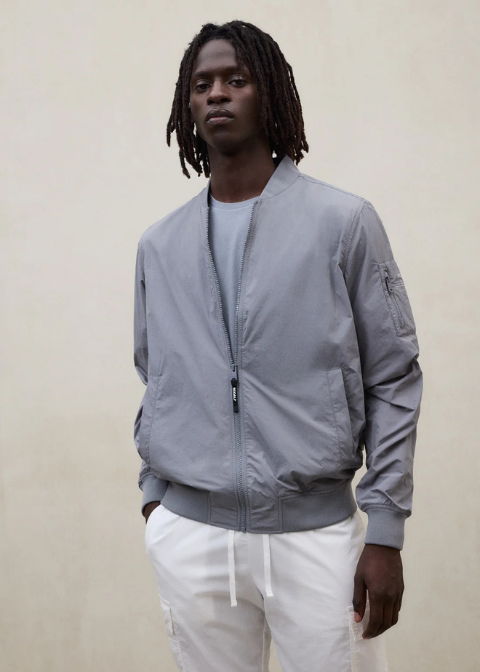 Chaqueta ECOALF gris bomber