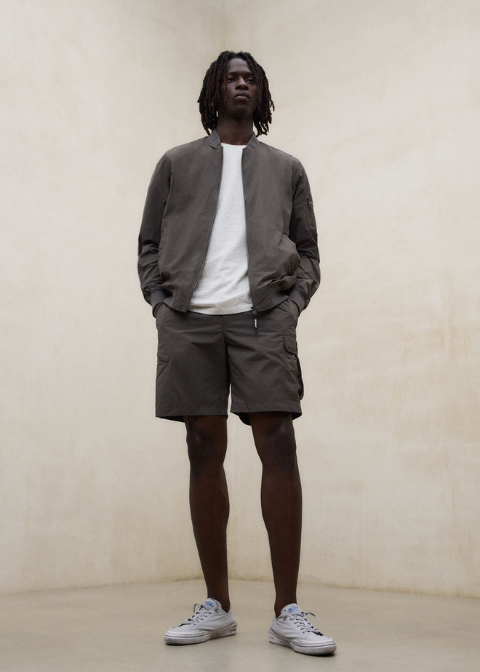 Chaqueta ECOALF verde oscuro bomber