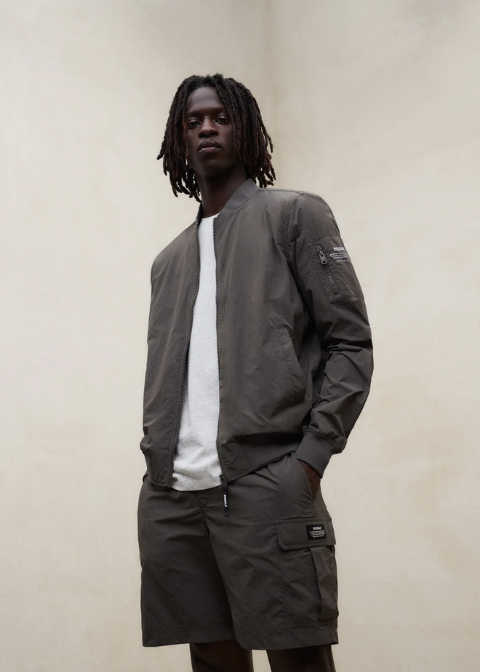 Chaqueta ECOALF verde oscuro bomber