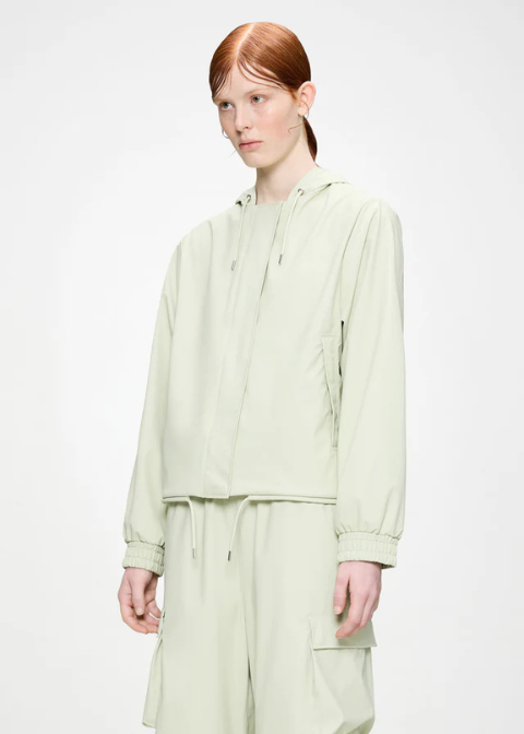 Chaqueta RAINS verde impermeable