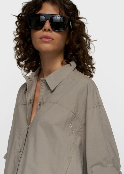 Chaqueta 10DAYS cruda cintura elastica