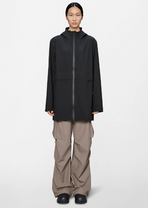Chaqueta RAINS impermeable azul mate