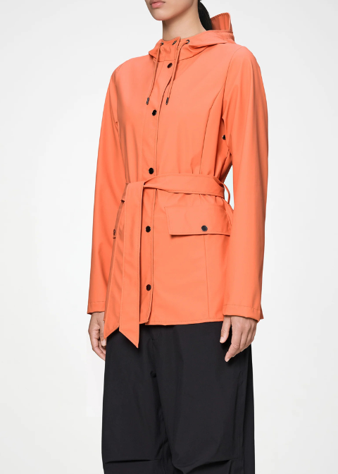 Chaqueta RAINS impermeable coral