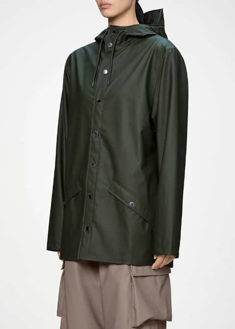 Chaqueta RAINS verde impermeable