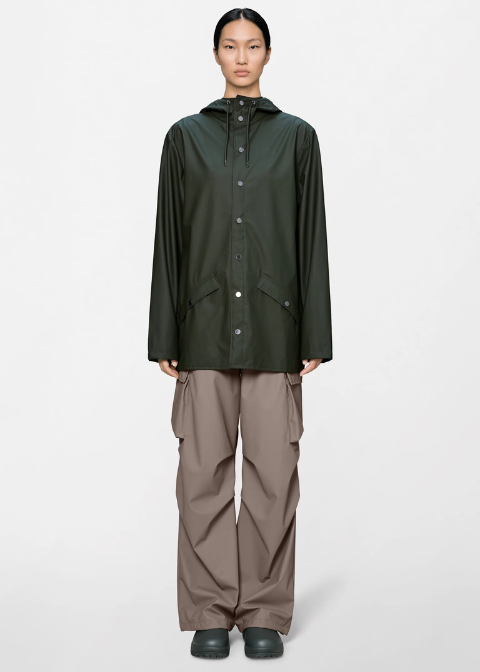 Chaqueta RAINS verde impermeable