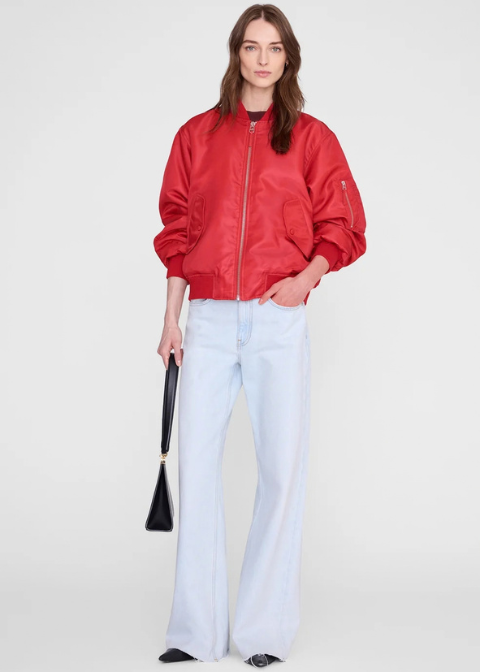 Chaqueta ANINE BING bomber roja