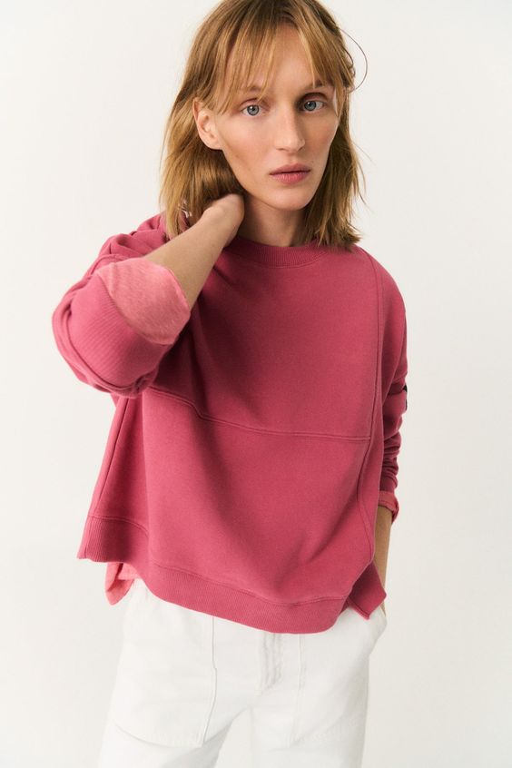 Sudadera ANEMONA rosa