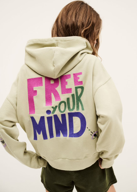 Sudadera BA&SH verde claro