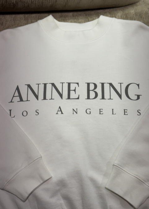 Sudadera Anine Bing blanco