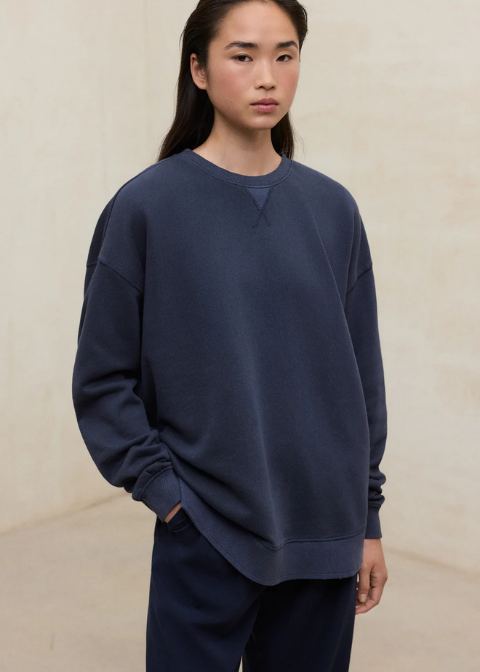 Sudadera ECOALF azul basica