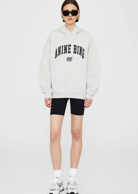 Sudadera ANINE BING gris con capucha