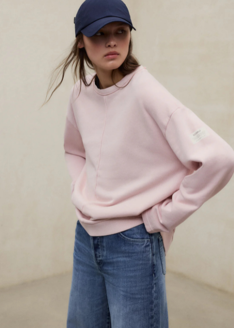 Sudadera ECOALF rosa palo