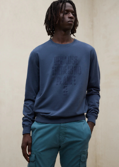 Sudadera ECOALF azul verdoso