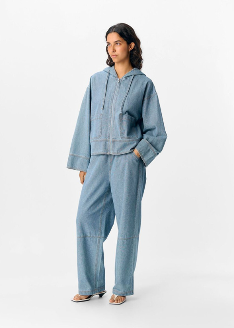 Pantalón OBJECT goma recto ancho