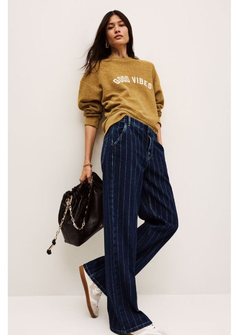 Jeans BA&SH azul corte chino