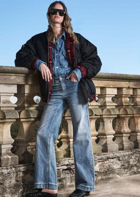 Jeans MAC azul claro elastico