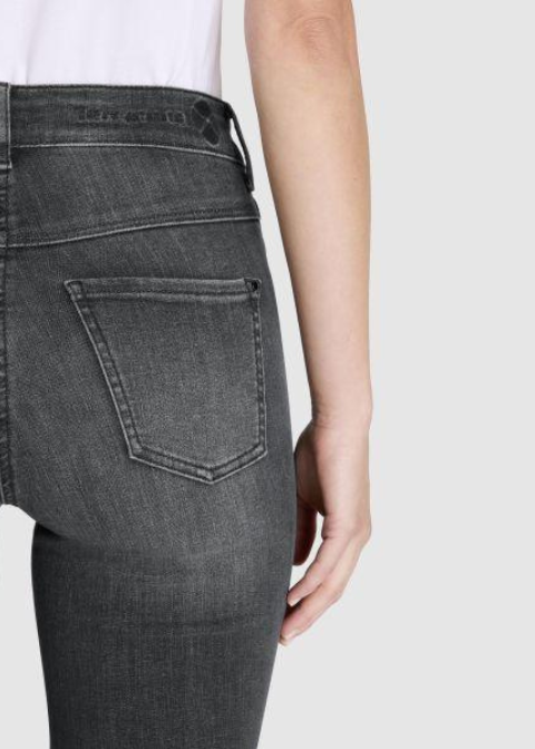 Jeans MAC gris desgastado elastico