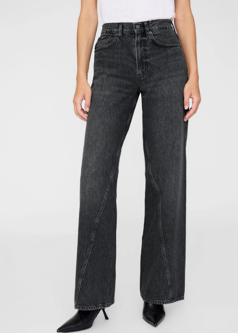 Jeans ANINE BING negro ancho