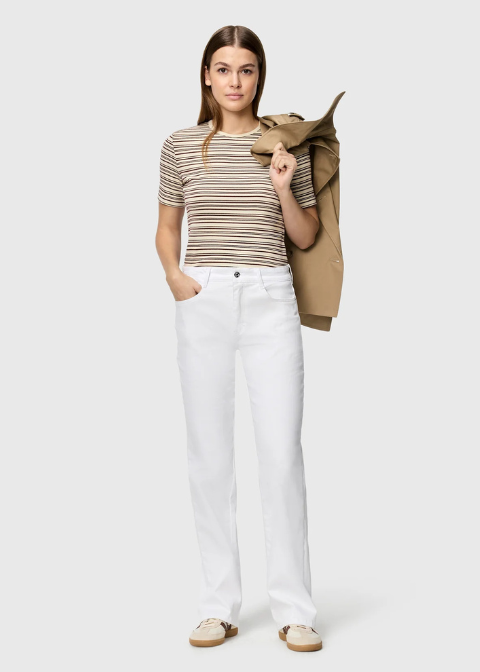 Jeans MAC blanco recto elastico