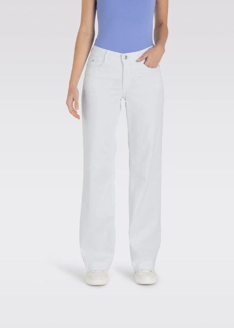 Jeans MAC blanco cropped