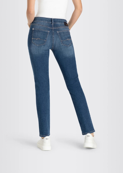 Jeans MAC azul medio recto estrecho