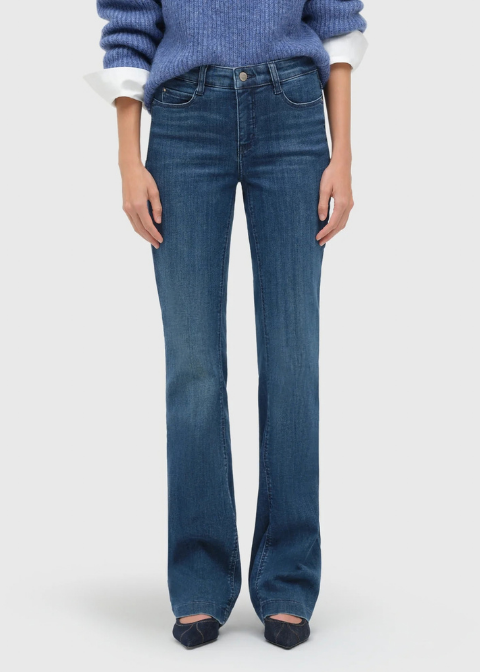 Jeans MAC azul oscuro elástico
