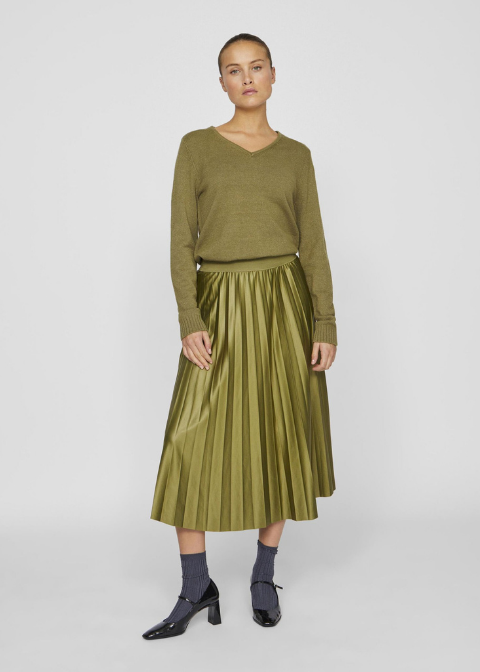 Falda VINITBAN plisada verde