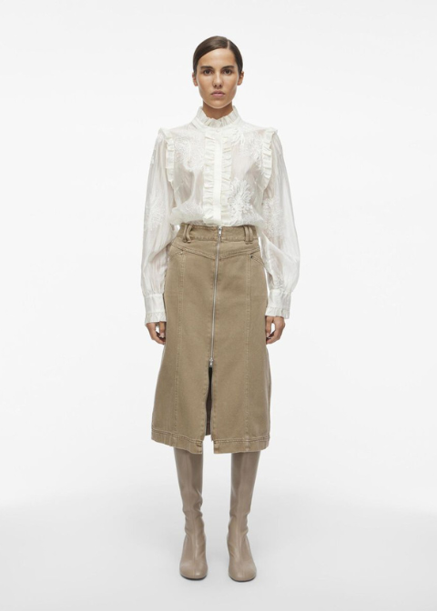 Falda ROUMOE vaquera midi