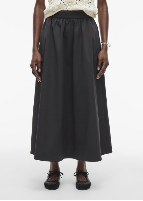 Falda ROUGE EDIT negra vuelo