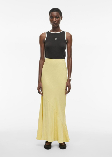 Falda ROUGE EDIT amarilla larga