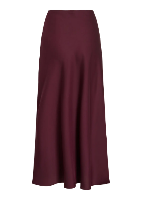 Falda VILA midi granate