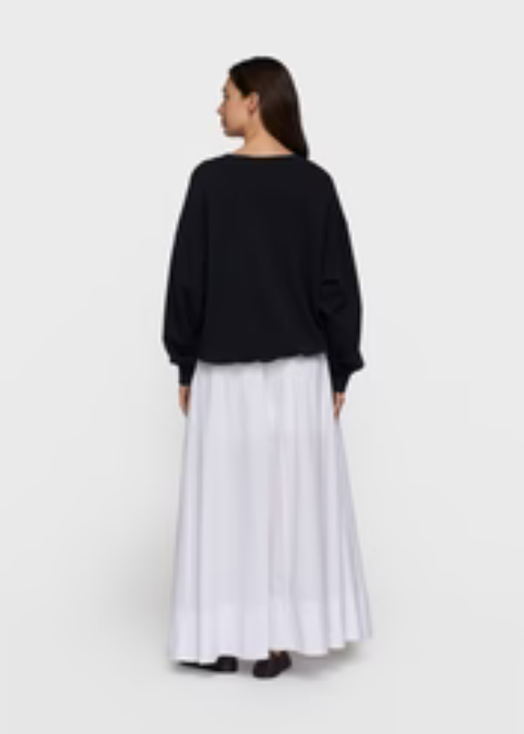 Falda 10DAYS blanco goma cintura