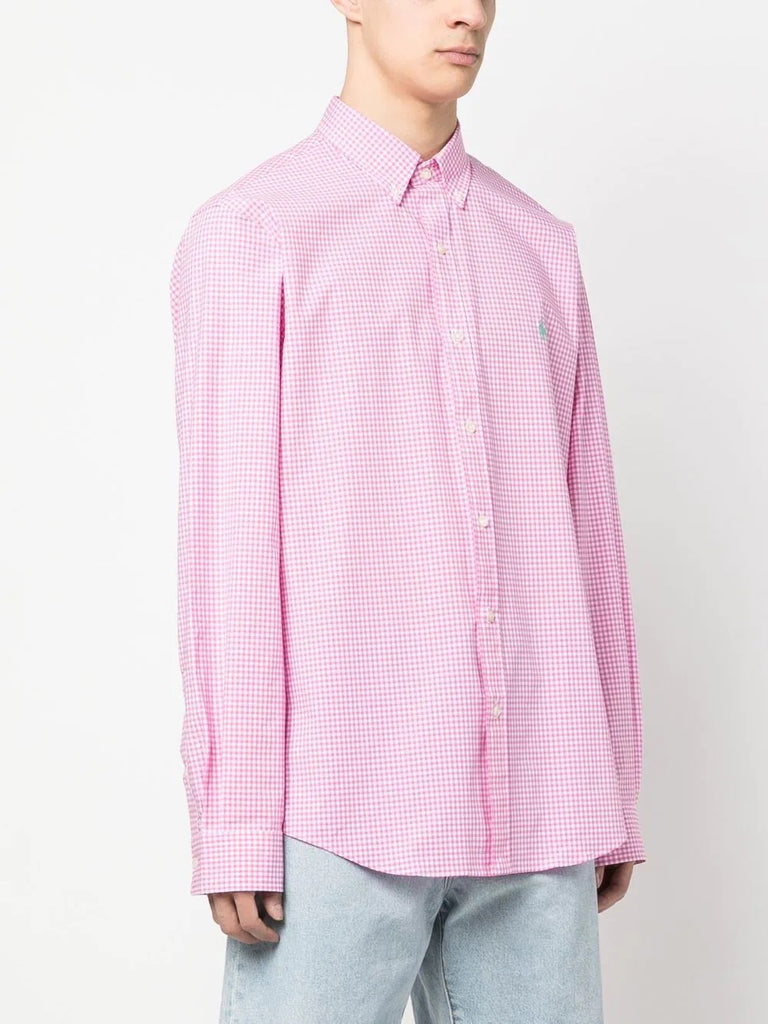 Camisa vichy rosa