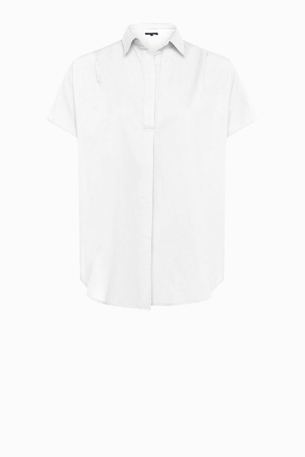 Camisa de manga corta blanca