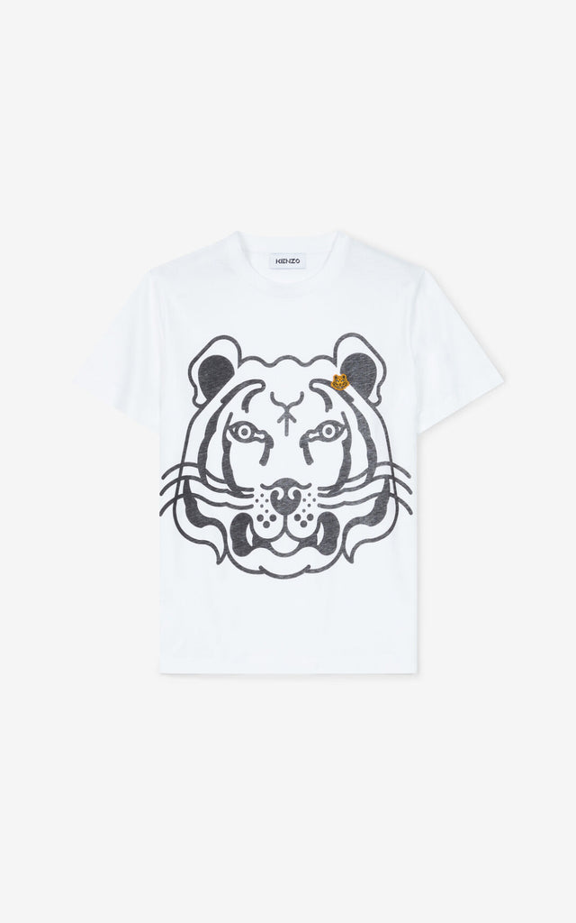 Camiseta Tigre blanca